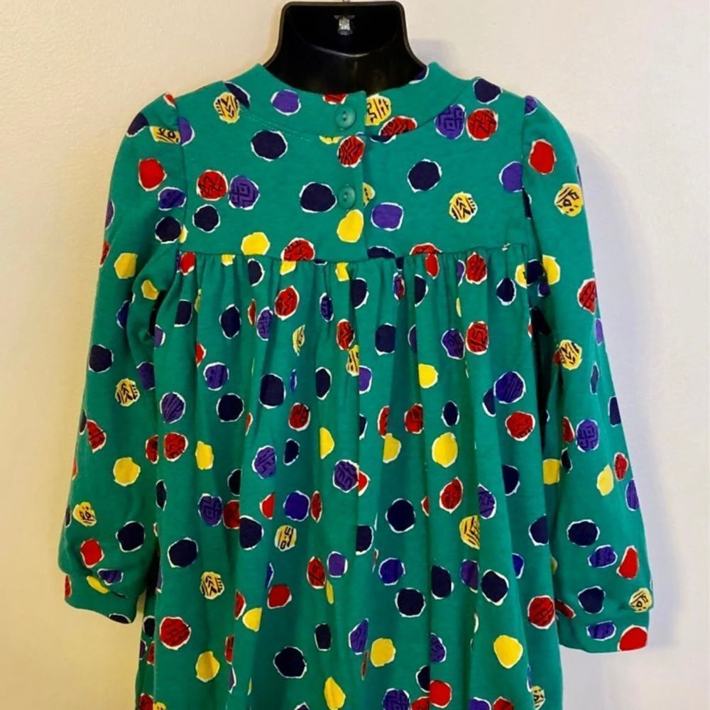 Vintage 1990s Canoli Polka Dot Pocket‎ Dress - Picture 4 of 7